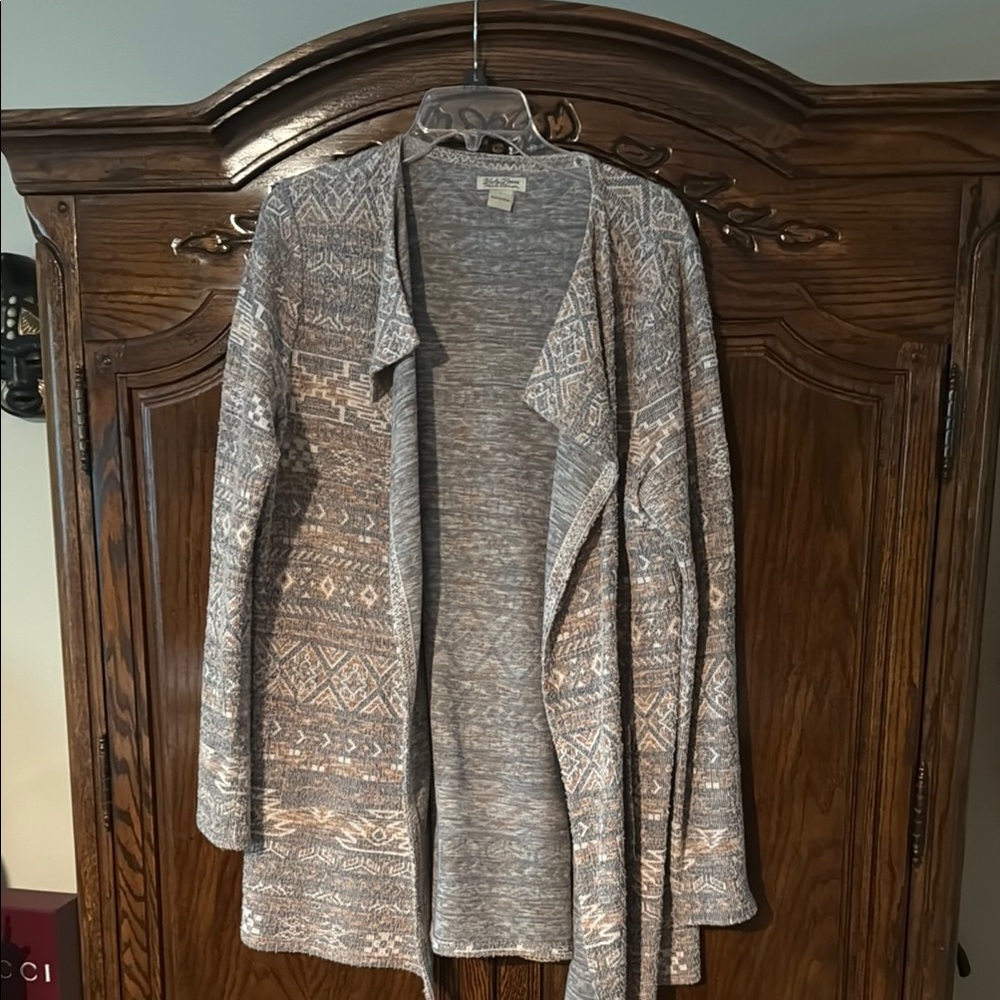Lucky Brand Gray Cardigan Jacket